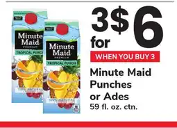 ACME Minute Maid Punches or Ades offer