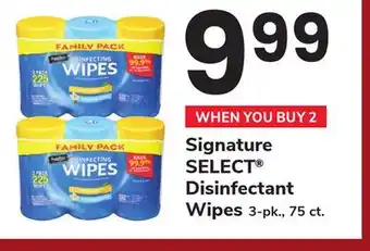 ACME Signature SELECT Disinfectant Wipes offer