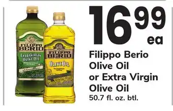 ACME Filippo Berio Olive Oil or Extra Virgin Olive Oil offer