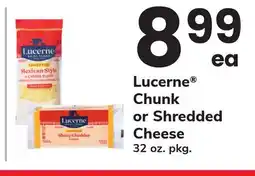 ACME Lucerne Chunk or Shredded Cheese offer