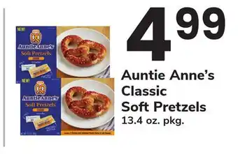 ACME Auntie Anne's Classic Soft Pretzels offer