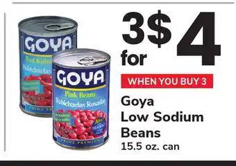 ACME Goya Low Sodium Beans offer