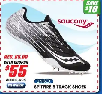 Big 5 Saucony Spitfire 5 Unisex Adult Track Shoes offer