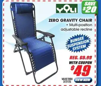 Big 5 Yoli Zero Gravity Chair offer