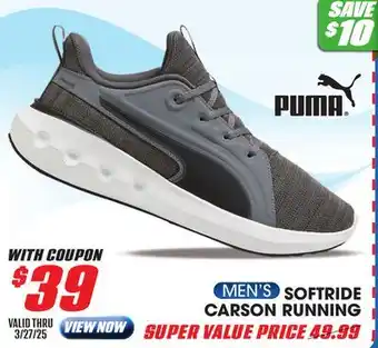 Big 5 Puma Softride Carson Knit Men's Running Shoes offer