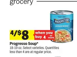 Meijer Progresso Soup offer