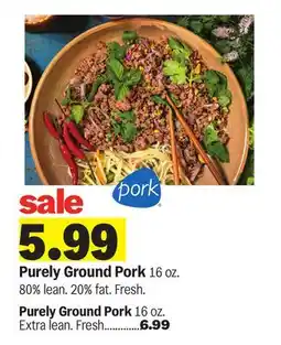 Meijer Purely Ground Pork offer