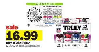 Meijer Truly or White Claw offer