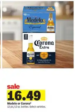 Meijer Modelo or Corona offer