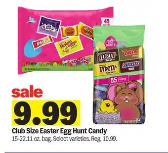 Meijer Club Size Easter Egg Hunt Candy offer