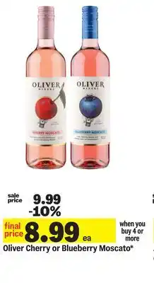 Meijer Oliver Cherry or Blueberry Moscato offer