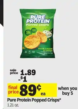 Meijer Pure Protein Popped Crisps offer