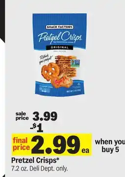 Meijer Pretzel Crisps offer