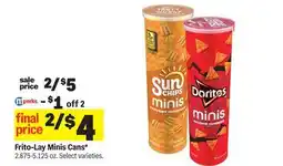 Meijer Frito-Lay Minis Cans offer