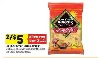 Meijer On The Border Tortilla Chips offer