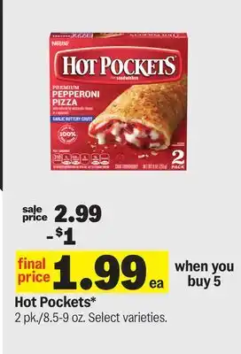 Meijer Hot Pockets offer