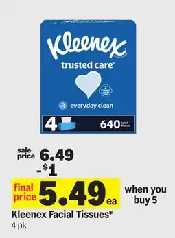 Meijer Kleenex Facial Tissues offer