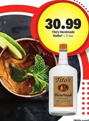 Meijer Tito's Handmade Vodka offer