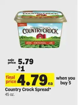 Meijer Country Crock Spread offer