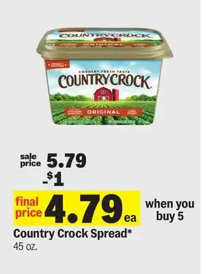 Meijer Country Crock Spread offer