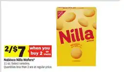 Meijer Nabisco Nilla Wafers offer