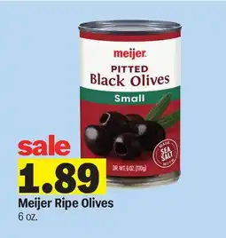 Meijer Meijer Ripe Olives offer