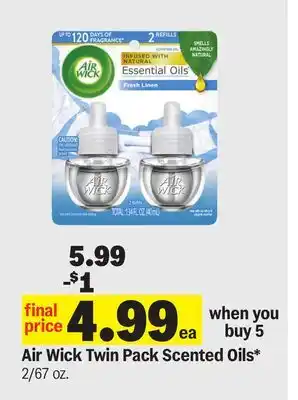 Meijer Air Wick Twin Pack Scented Oils offer