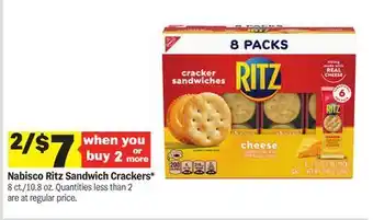 Meijer Nabisco Ritz Sandwich Crackers offer