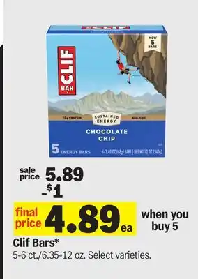 Meijer Clif Bars offer