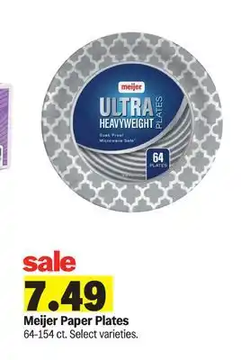 Meijer Meijer Paper Plates offer