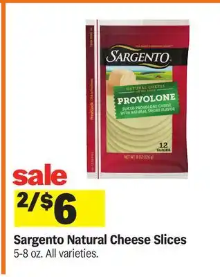 Meijer Sargento Natural Cheese Slices offer