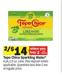 Meijer Topo Chico Sparkling Water offer