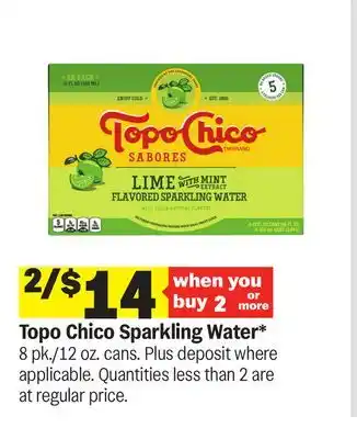 Meijer Topo Chico Sparkling Water offer