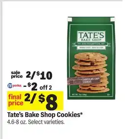 Meijer Tate's Bake Shop Cookies offer