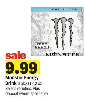 Meijer Monster Energy Drink offer