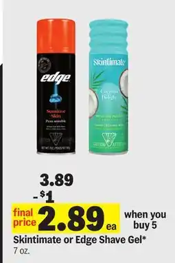 Meijer Skintimate or Edge Shave Gel offer