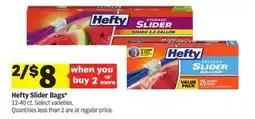 Meijer Hefty Slider Bags offer