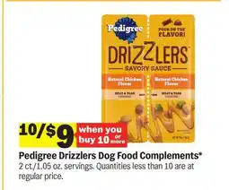 Meijer Pedigree Drizzlers Dog Food Complements offer