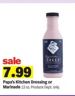 Meijer Papa's Kitchen Dressing or Marinade offer