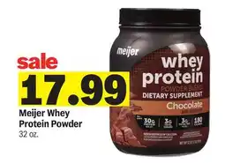 Meijer Meijer Whey Protein Powder offer