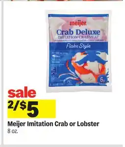 Meijer Meijer Imitation Crab or Lobster offer