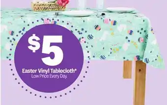 Meijer Easter Vinyl Tablecloth offer