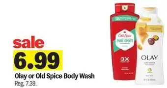 Meijer Olay or Old Spice Body Wash offer