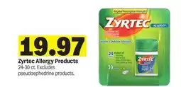 Meijer Zyrtec Allergy Products offer