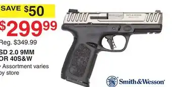 Dunham's Sports SMITH & WESSON SD 2.0 9MM OR 40S & W offer