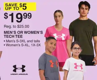 Dunham's Sports MEN'S OR WOMEN'S TECH TEE offer