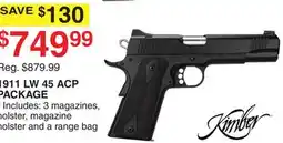 Dunham's Sports 1911 LW 45 ACP PACKAGE offer