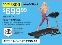 Dunham's Sports NORDICTRACK T6.5S TREADMILL offer