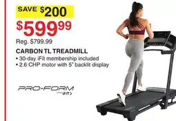 Dunham's Sports CARBON TL TREADMILL offer