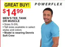 Dunham's Sports MEN'S TEE, TANK OR MUSCLE offer